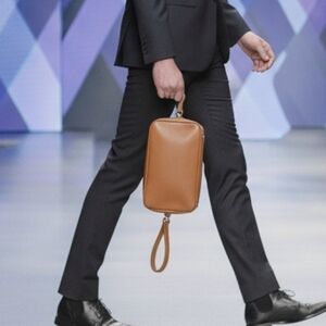 ​Vintage L.L.Bean Leather Dopp Kit | Cognac Tan Brown | Men Travel Bag